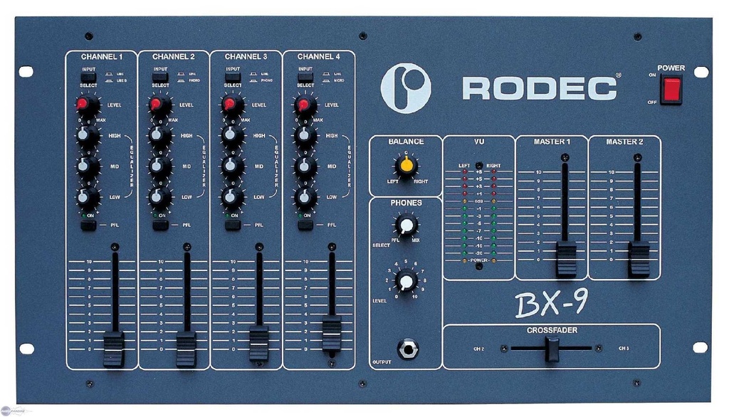 Mengpaneel Rodec BX-9 - DJ Mengtafel