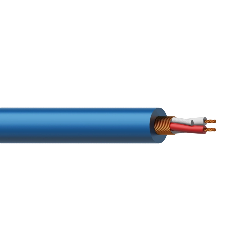 PROCAB-avit - MC305B/1 - Balanced microphone cable - flex 2 x 0.23 mm²- 24 AWG - 100 meter, blue