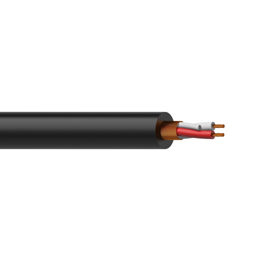 PROCAB-avit - MC305/5 - Balanced microphone cable - flex 2 x 0.23 mm²- 24 AWG - 500 meter, black