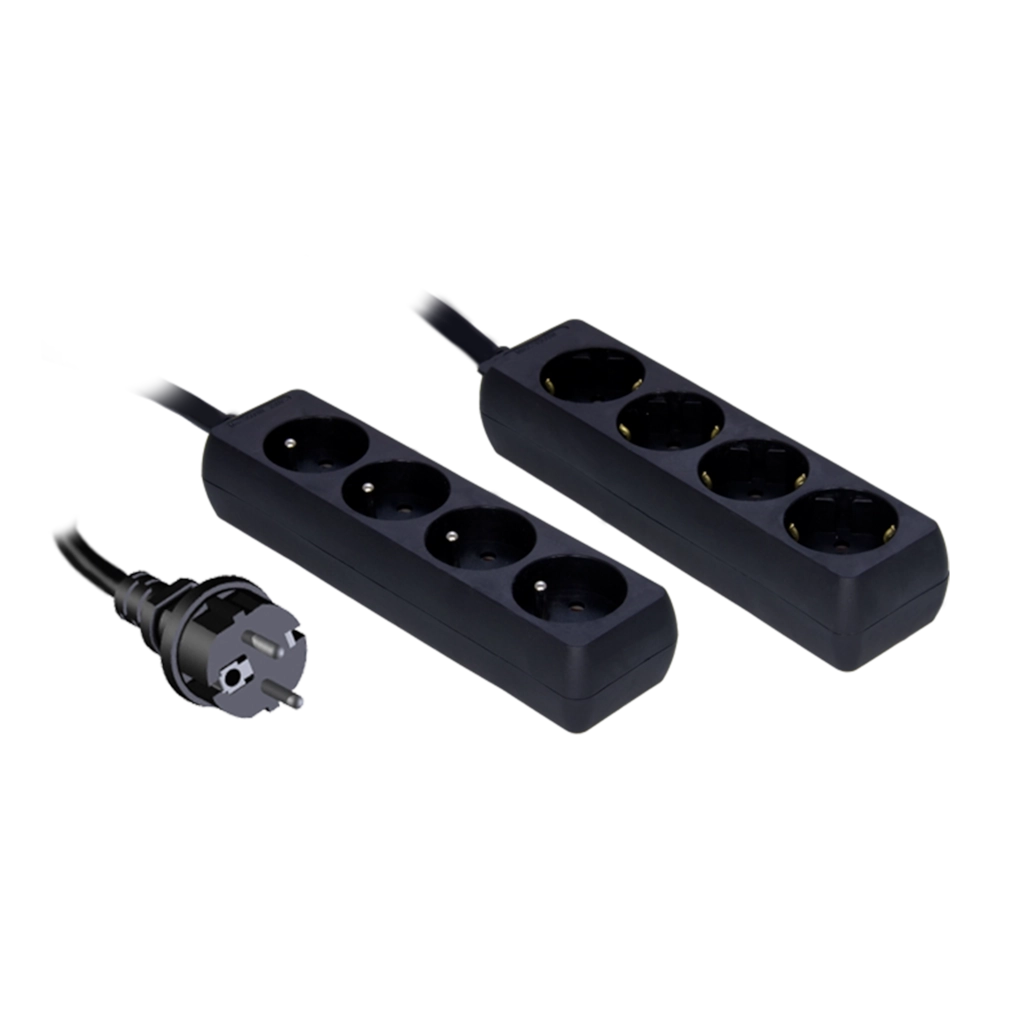 PROCAB-rental - PSC204/1.5-G - 3G2.5 powerstrip with child protection, 4-way - German version