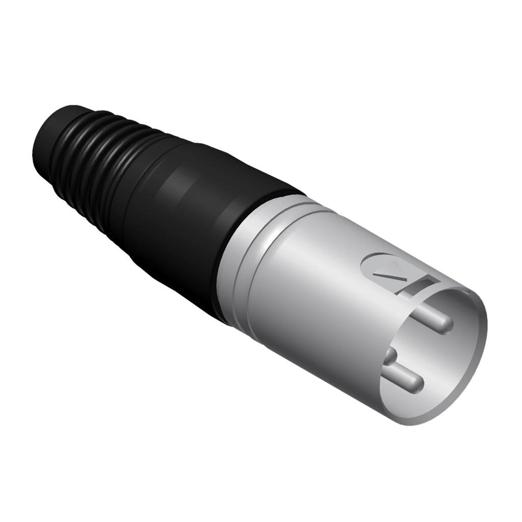 PROCAB-avit - VC3MX-P - Cable connector - 3-pin xlr male - Connector 50 pcs box