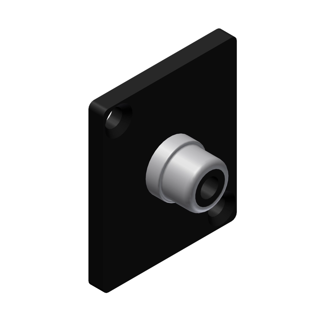 PROCAB-rental - VCD15-P - Panel connector - rca/cinch female - D-size - Connector 25 pcs box