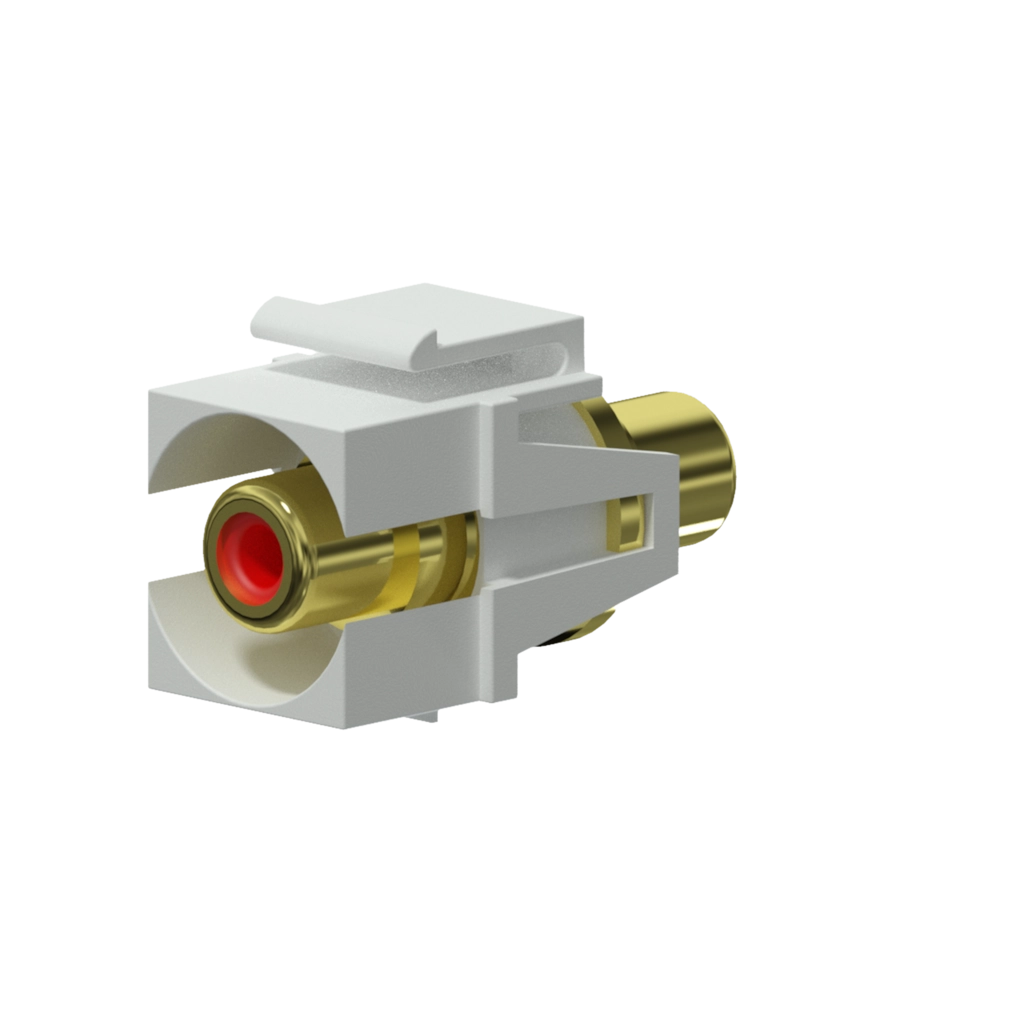 PROCAB-rental - VCK107P/W - Keystone adapter - RCA female - RCA female - pair - White