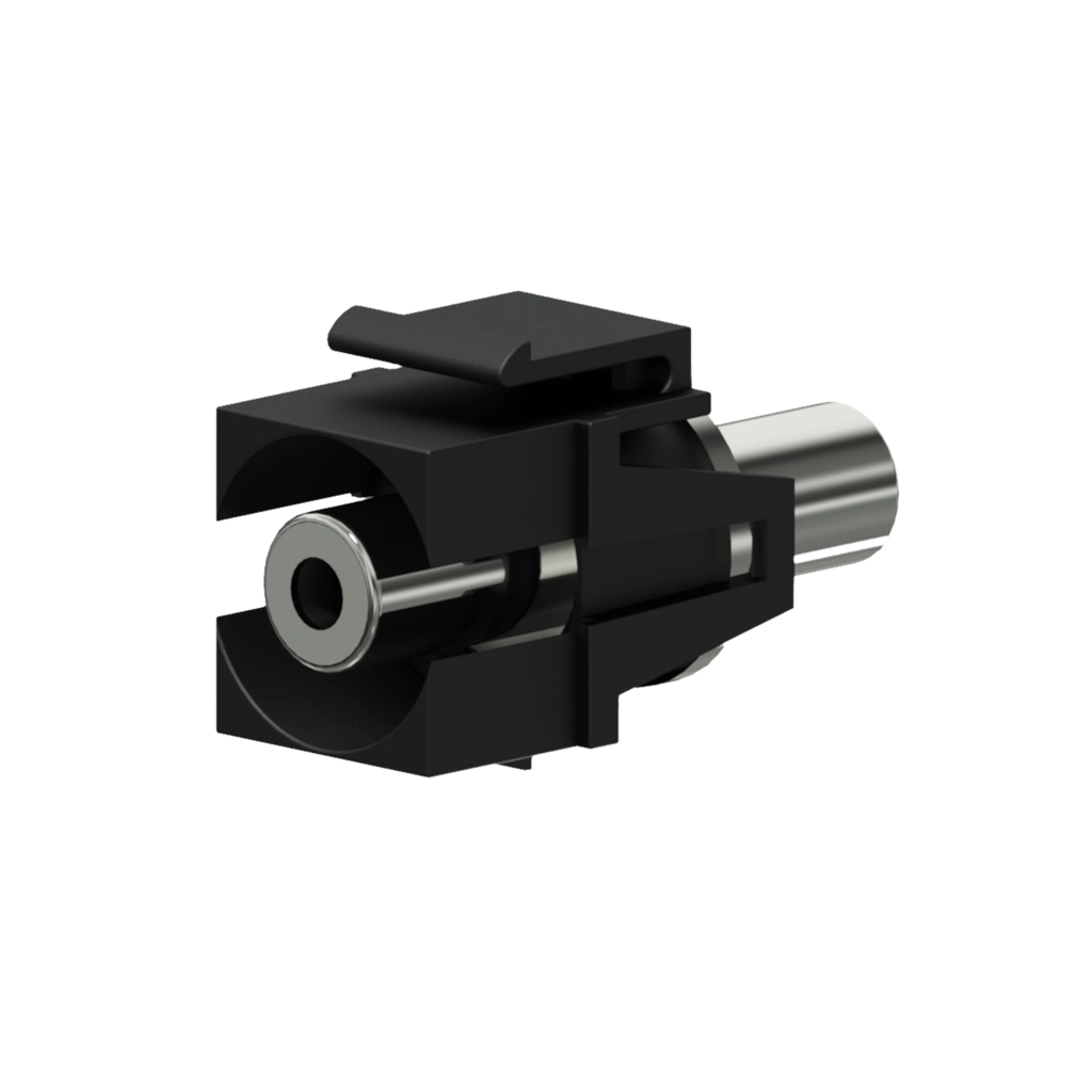 PROCAB-rental - VCK310/B - Keystone adapter - 3.5 mm Jack female - 3.5 mm Jack female - Black
