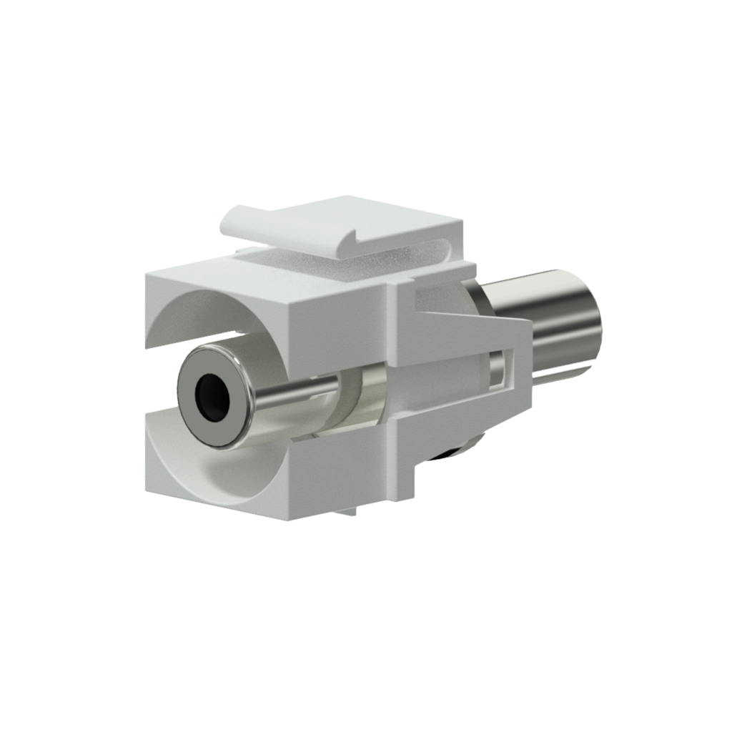 PROCAB-rental - VCK310/W - Keystone adapter - 3.5 mm Jack female - 3.5 mm Jack female - White