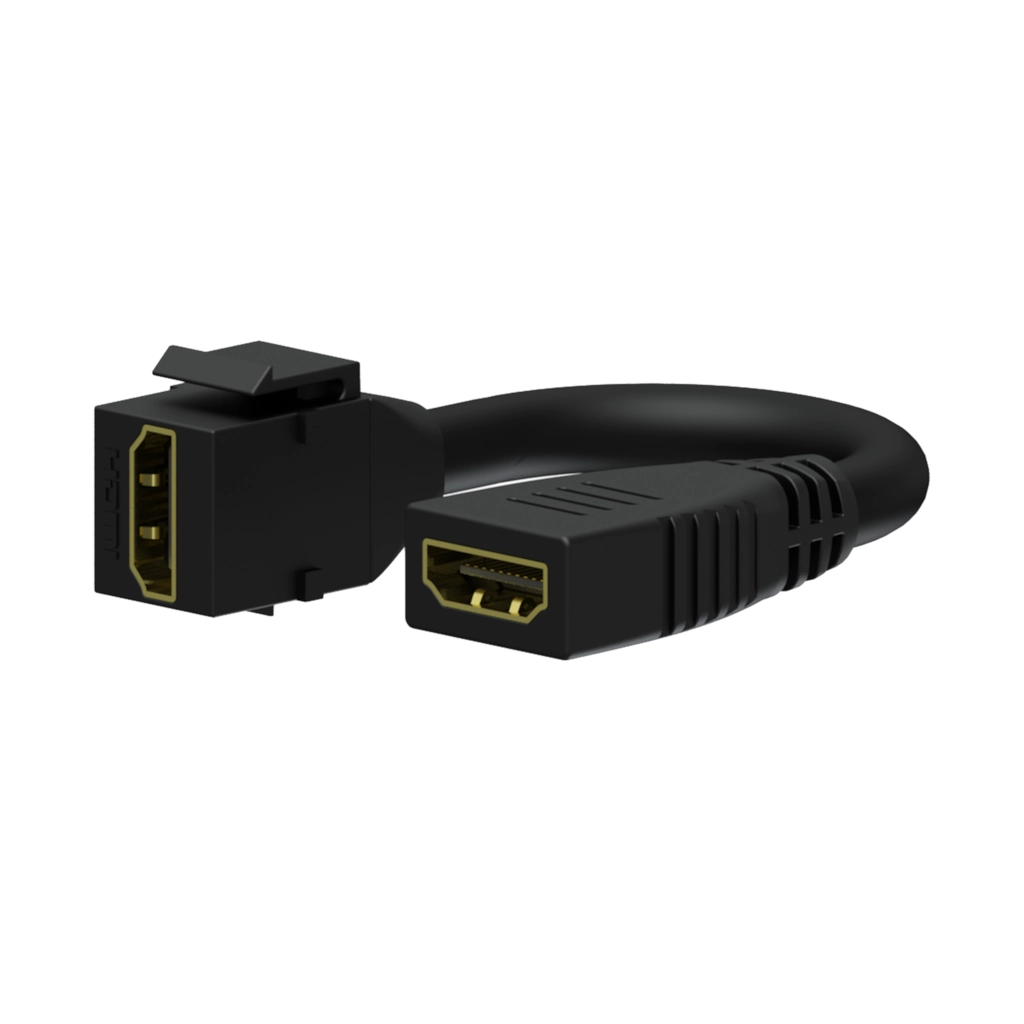 PROCAB-rental - VCK450/B - Keystone adapter - HDMI A female - HDMI A female - pigtail - Black
