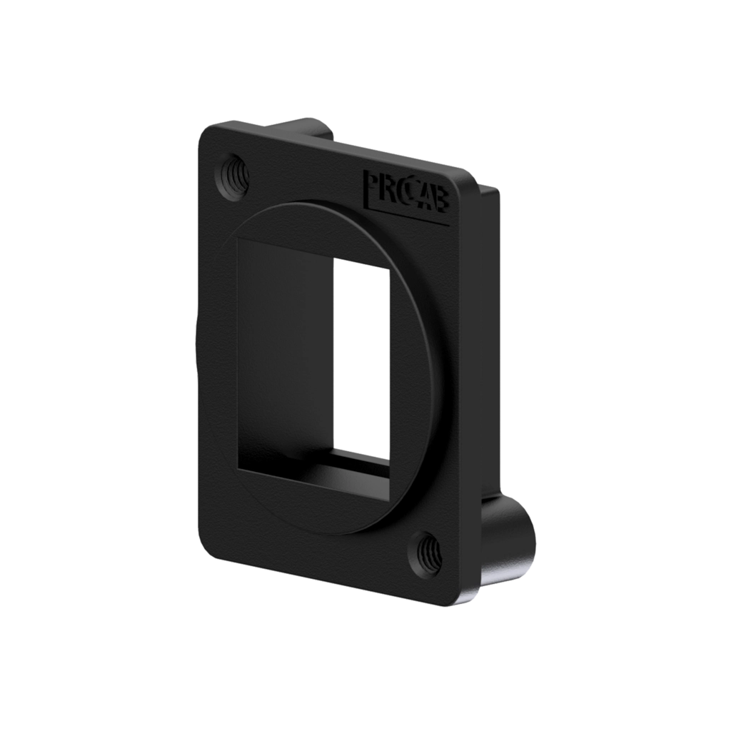 PROCAB-rental - VDK10/B - D-size keystone adapter - Black