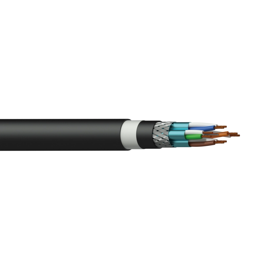 PROCAB-rental - BCT65S/1 - Networking cable - CAT6A - S/FTP - flex 0.22 mm² - 24 AWG HighFlex™ - 100 m wooden reel