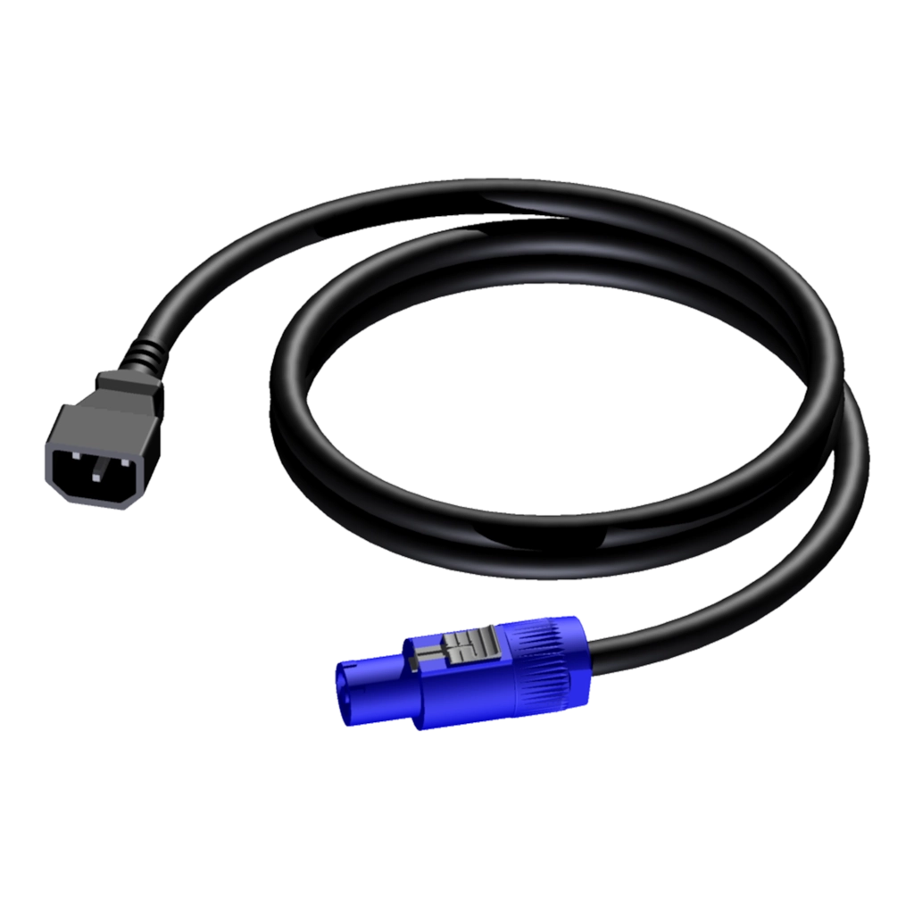 PROCAB-rental - CAB444/1.5 - Power cable - euro power male - powerCON power-in - 3 x 1.5 mm² - 1,5 meter