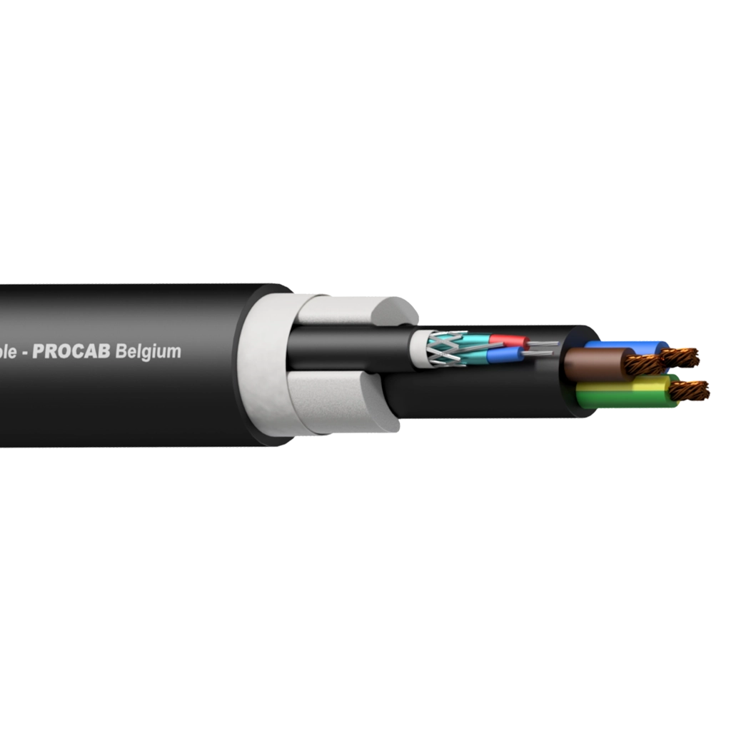 PROCAB-rental - PAC251/3 - Balanced signal / DMX-AES & 3G2.5 Power cable - 300 meter