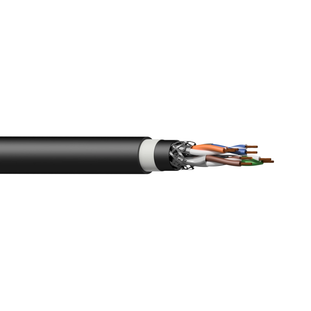 PROCAB-rental - PCT60SF/1 - Networking cable - CAT6A - S/FTP - flex 0.22 mm² - 24 AWG - DuraFlex™ - 100 m plastic reel