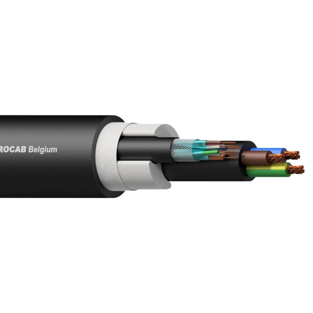 PROCAB-rental - PNC2517/1 - CAT7 S/FTP & 3G2.5 Power cable - 100 meter