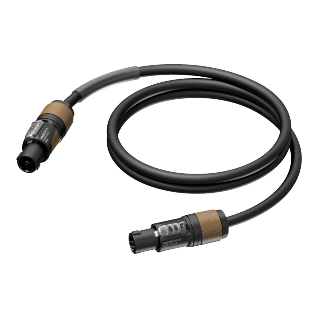 PROCAB-rental - PRA522/5 - Loudspeaker cable - 2 pole speakON cable - HighFlex™ - 5 meter