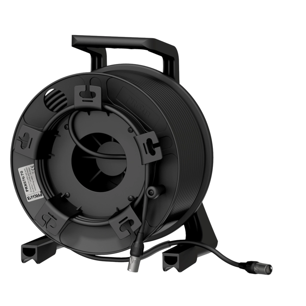 PROCAB-rental - PRX676/70 - Cable reel - networking cable - CAT6A - S/FTP - etherCON - DuraFlex™ - 70 meter - CDM310