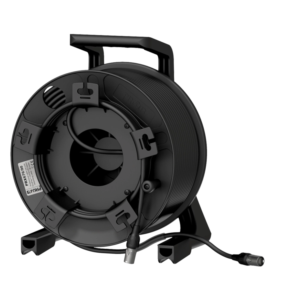 PROCAB-rental - PRX676/90 - Cable reel - networking cable - CAT6A - S/FTP - etherCON - DuraFlex™ - 90 meter - CDM380