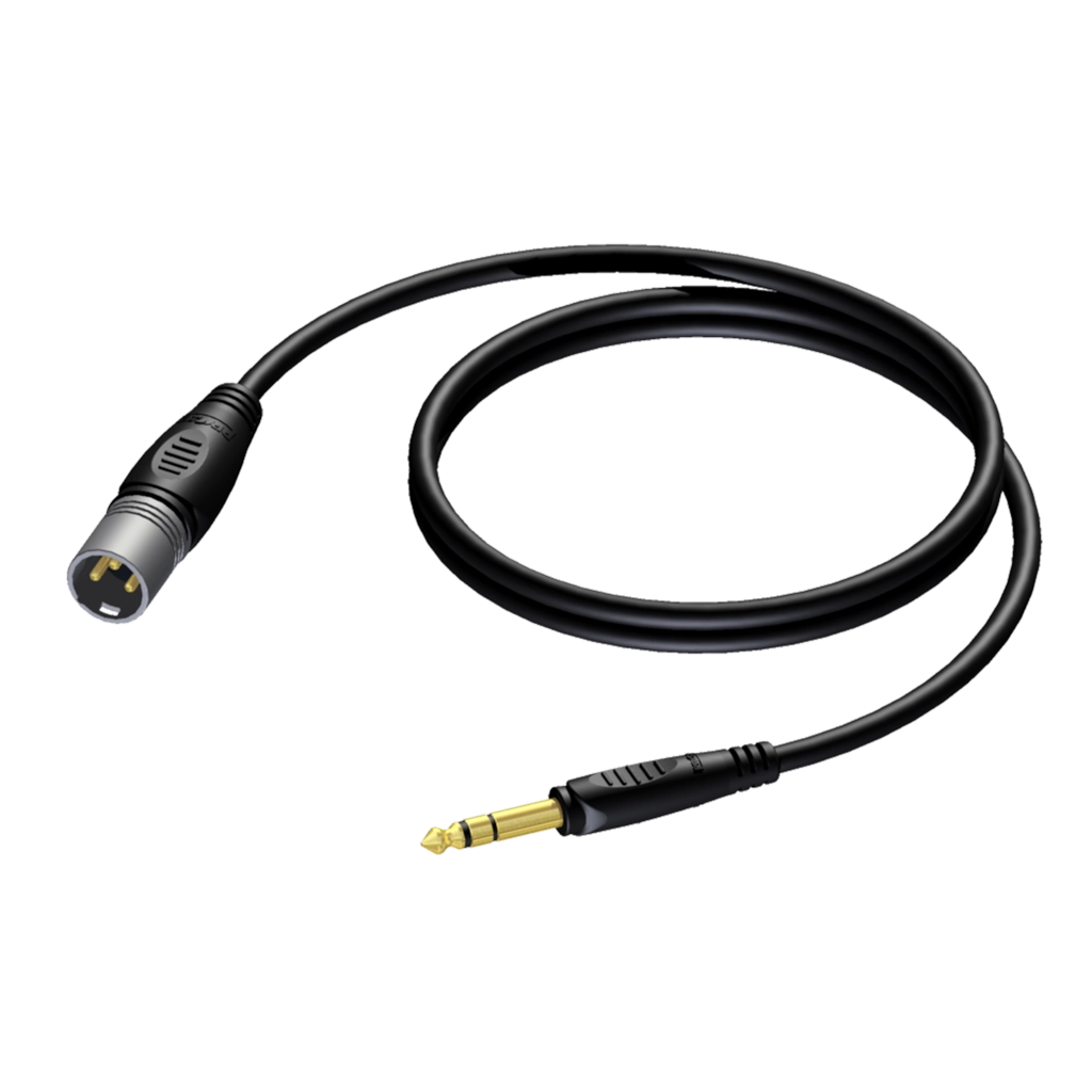 PROCAB-rental - REF724/10-H - XLR male - 6.3 mm Jack male stereo - 10 meter - hanger