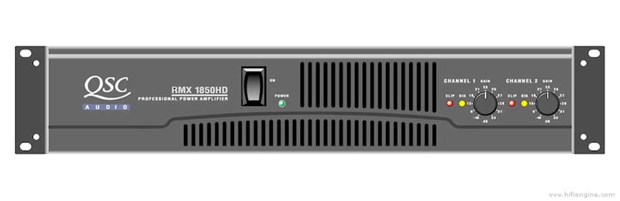 [SO-RMX18] QSC RMX1850 - Versterker 2x 600w