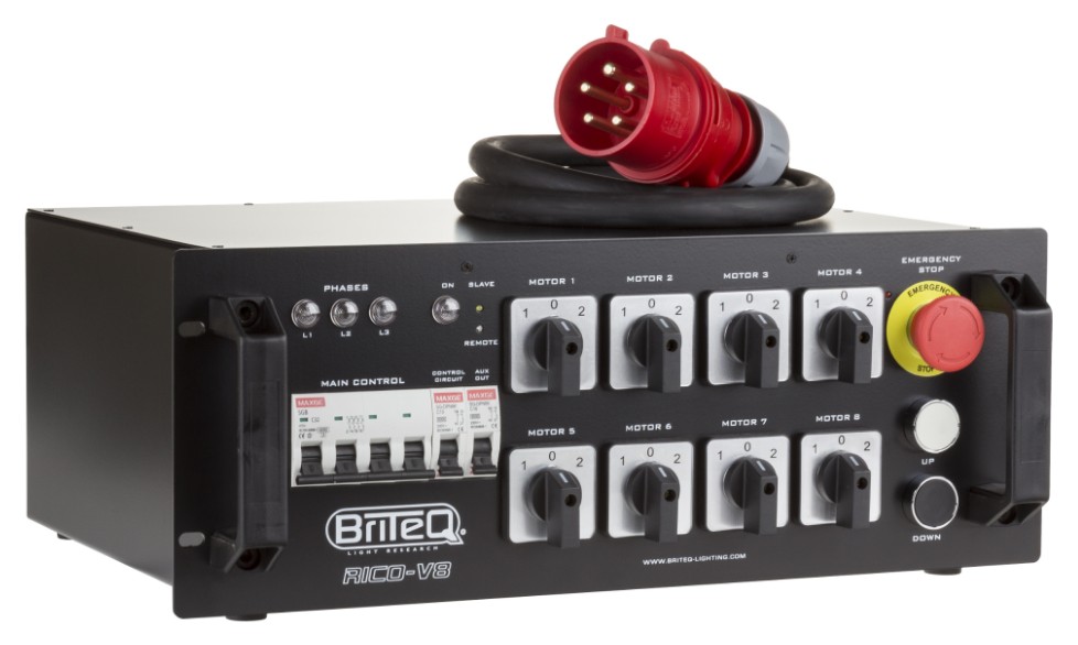 BRITEQ RICO v8 - 8 kanaals takelsturing