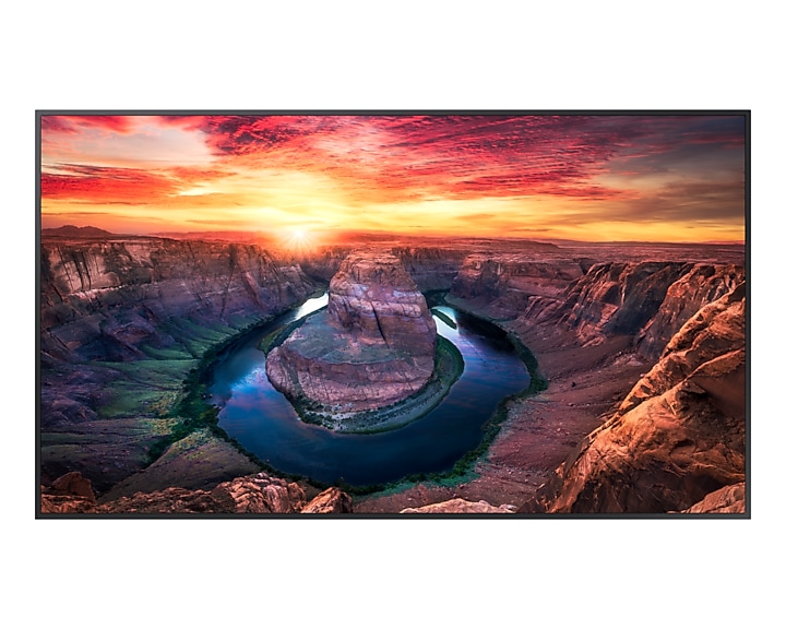 Samsung QM65 business monitor - op voet