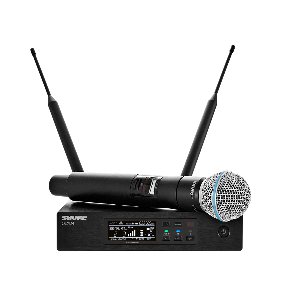 [SO-QLX58] Shure QLXD24E/B58 - Wireless handheld microphone