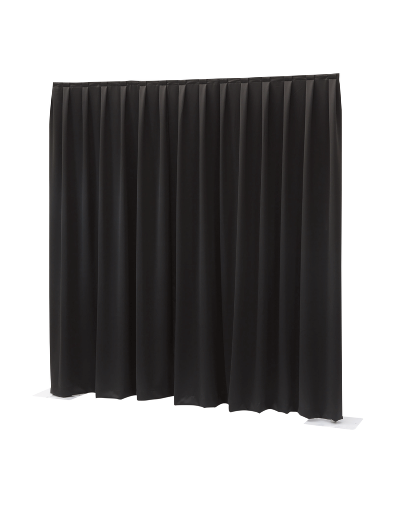Wentex - Pipe & Drape drape black 3m with velcro