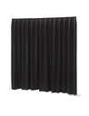 Wentex - Pipe & Drape doek zwart 3m met velcro
