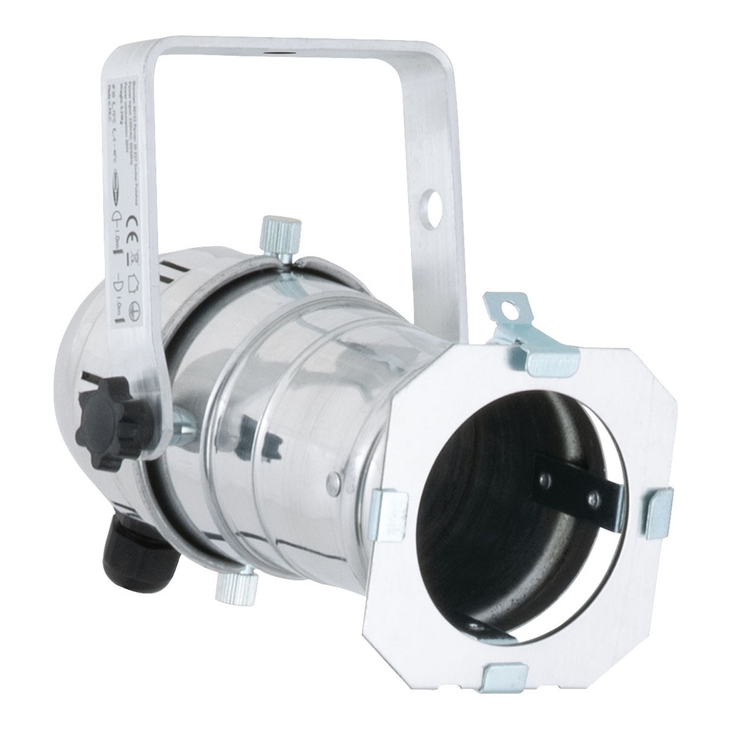 Showtec Par 20 spot E27 zilver - met LED-lamp