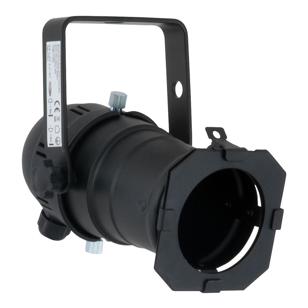 [SO-PR20B] Showtec Par 20 spot E27 zwart - met LED-lamp