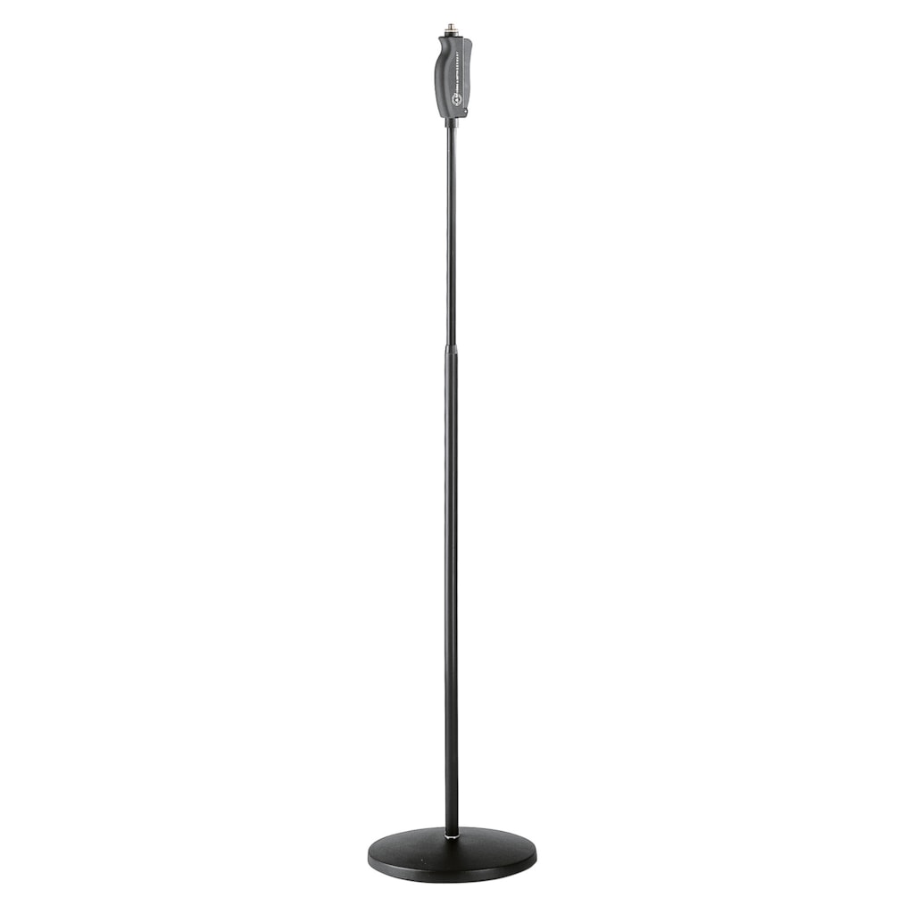 K&M 26085 - Microfoonstatief ronde voet (one-hand)