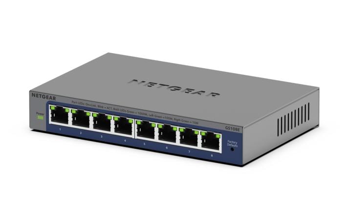 NETGEAR - NG-GS108E-400EUS - 8-Port Gigabit Plus Switch