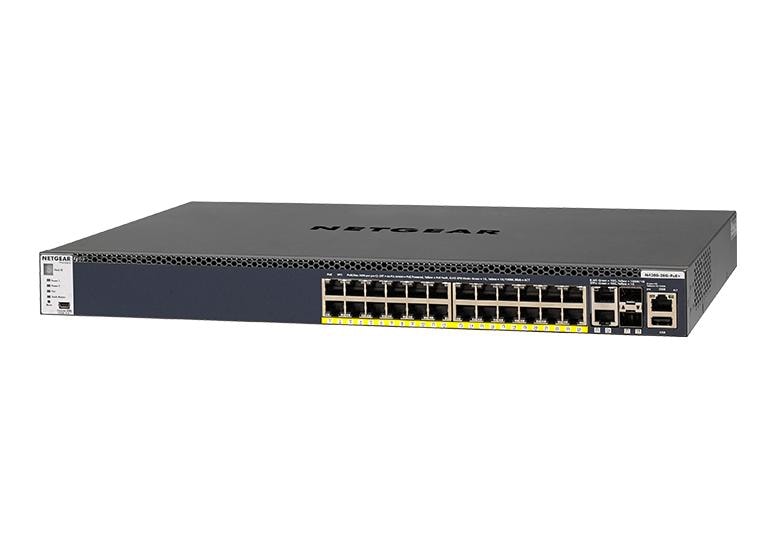 NETGEAR - NG-GSM4328PA-100NES - 24x1G PoE+ 480W, 2x10G, 2xSFP+ Managed Switch