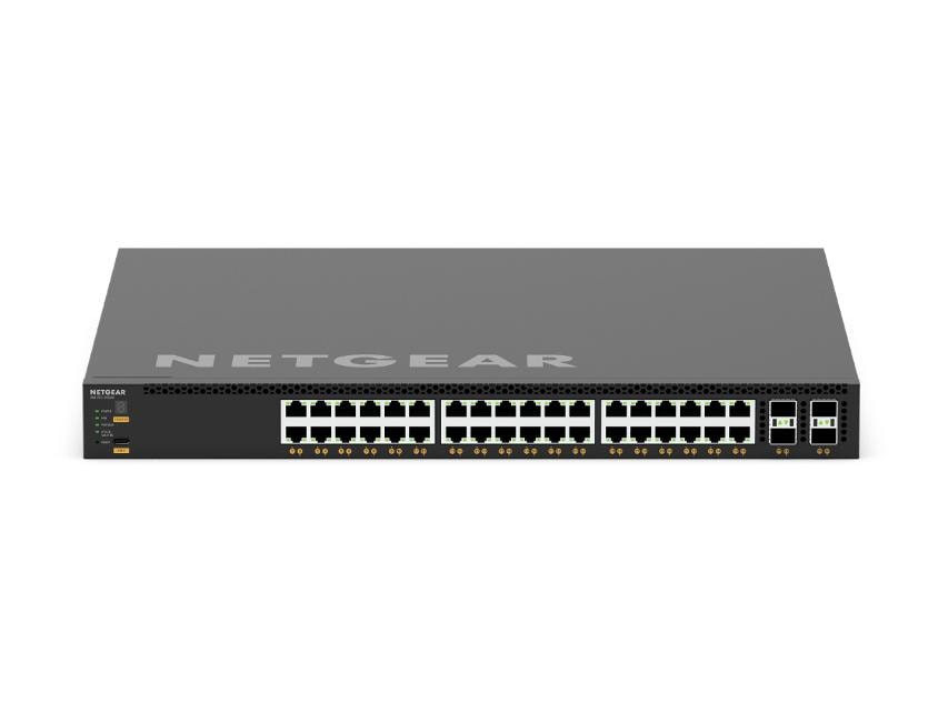 NETGEAR - NG-XSM4340CV-100NES - NETGEAR AV Line M4350-36X4V PoE++ (Ultra90) 280W (max 1760W)