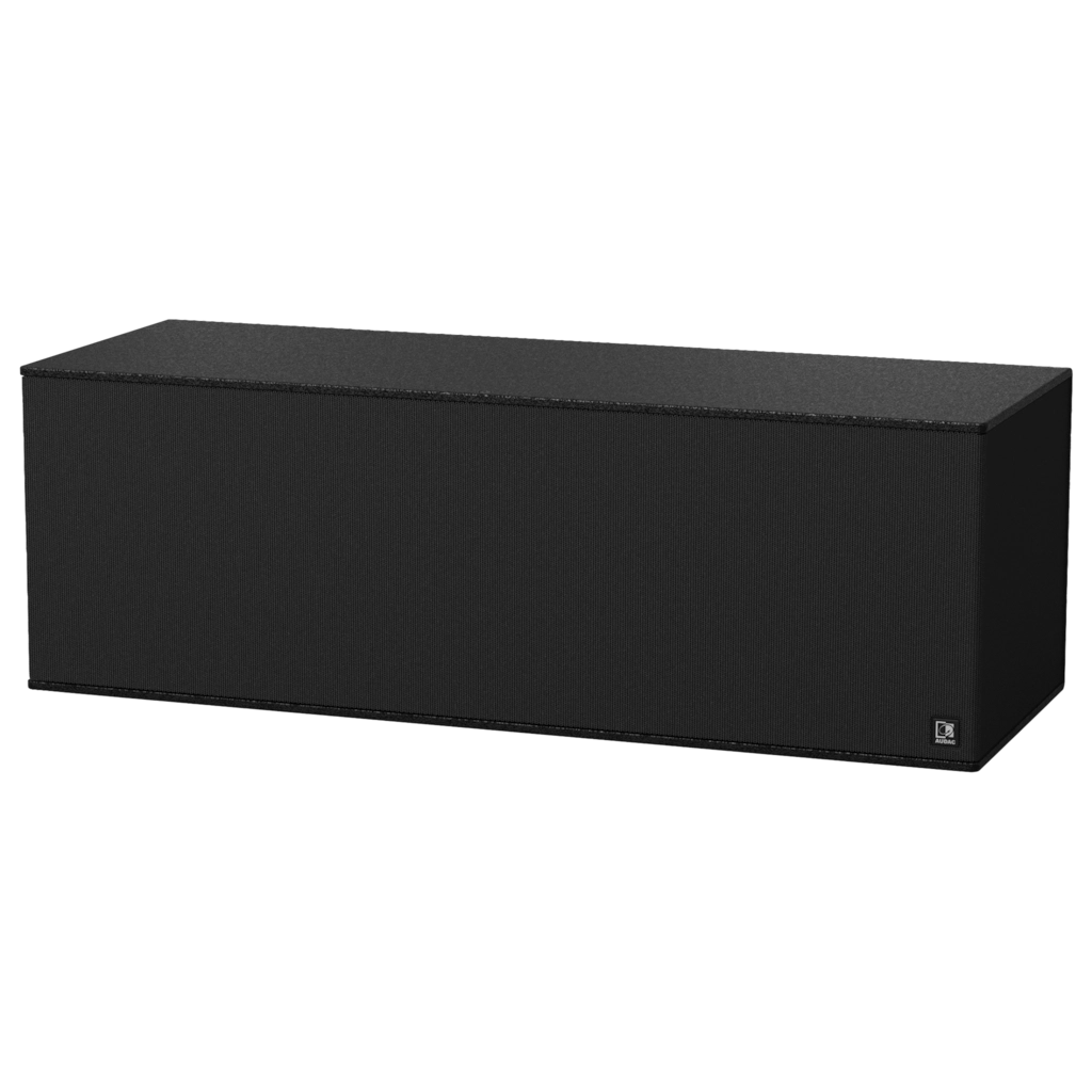 AUDAC - ARCHI210/B - Compact double 10” architectural subwoofer - Black version