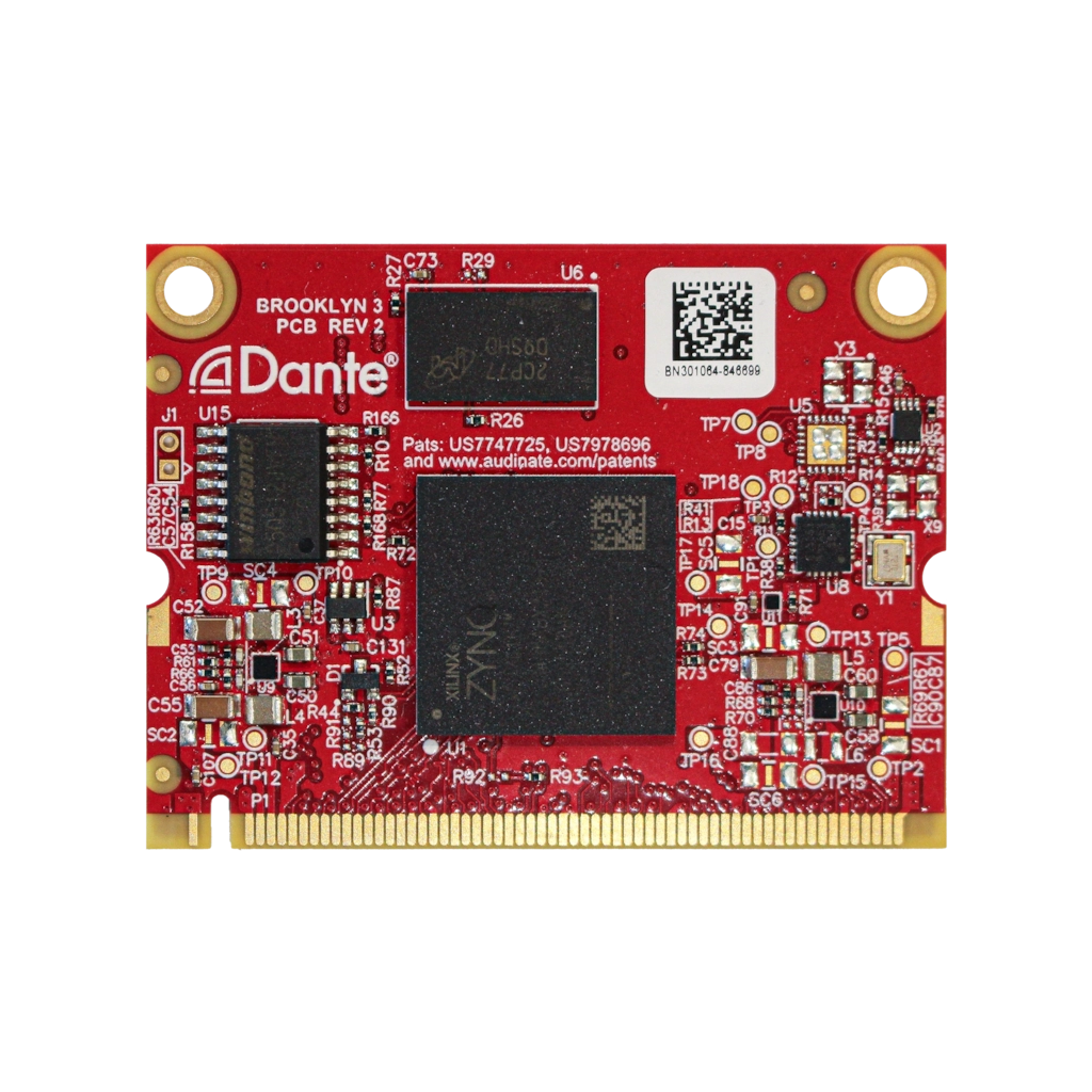 AUDAC - ANM88 - Dante™/AES67 networked audio module with 8x8 license for LUNA-U