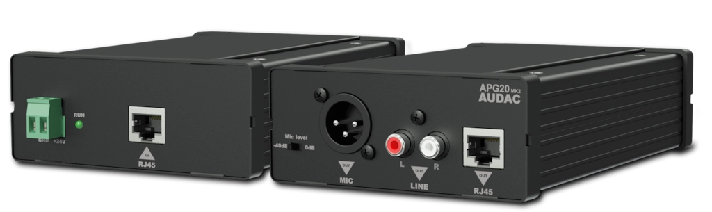 AUDAC - APG20MK2 - Active audio transceivers RCA - MK2 version