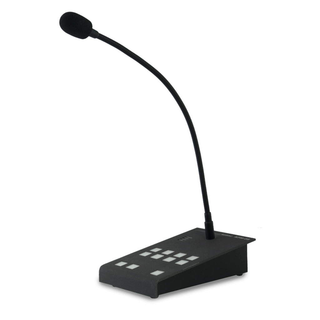 AUDAC - APM108MK2 - Digital paging microphone 8 zones - MK2 version