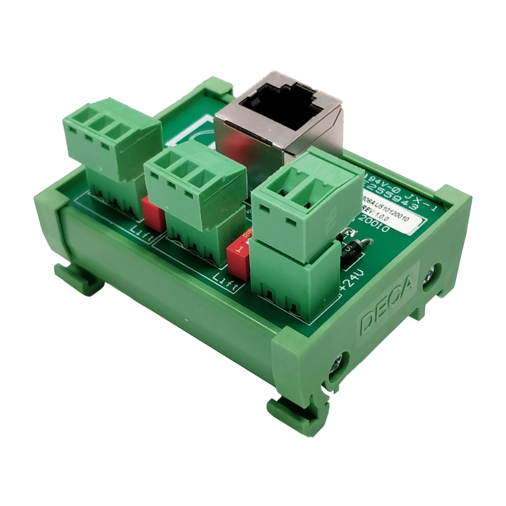AUDAC - ARJ12P - Junction box - RJ45 to 2 x 3-pin terminal block