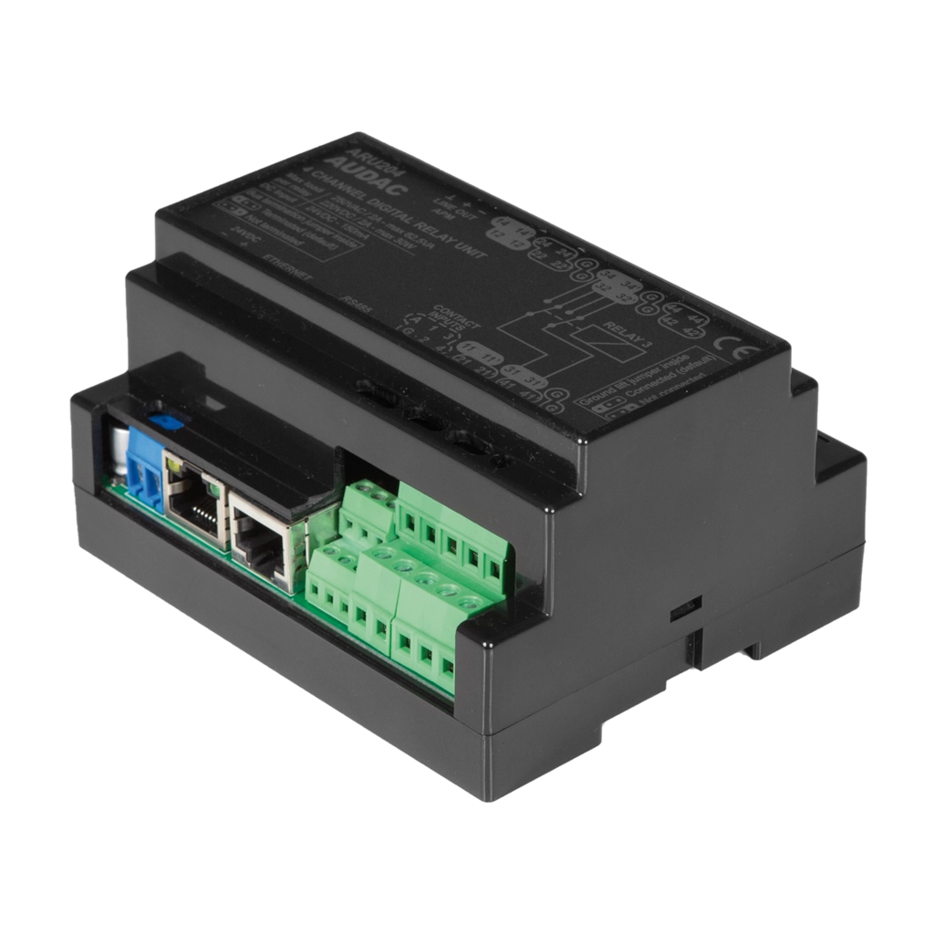 AUDAC - ARU204 - Multi-channel digital relay unit - 4 relays