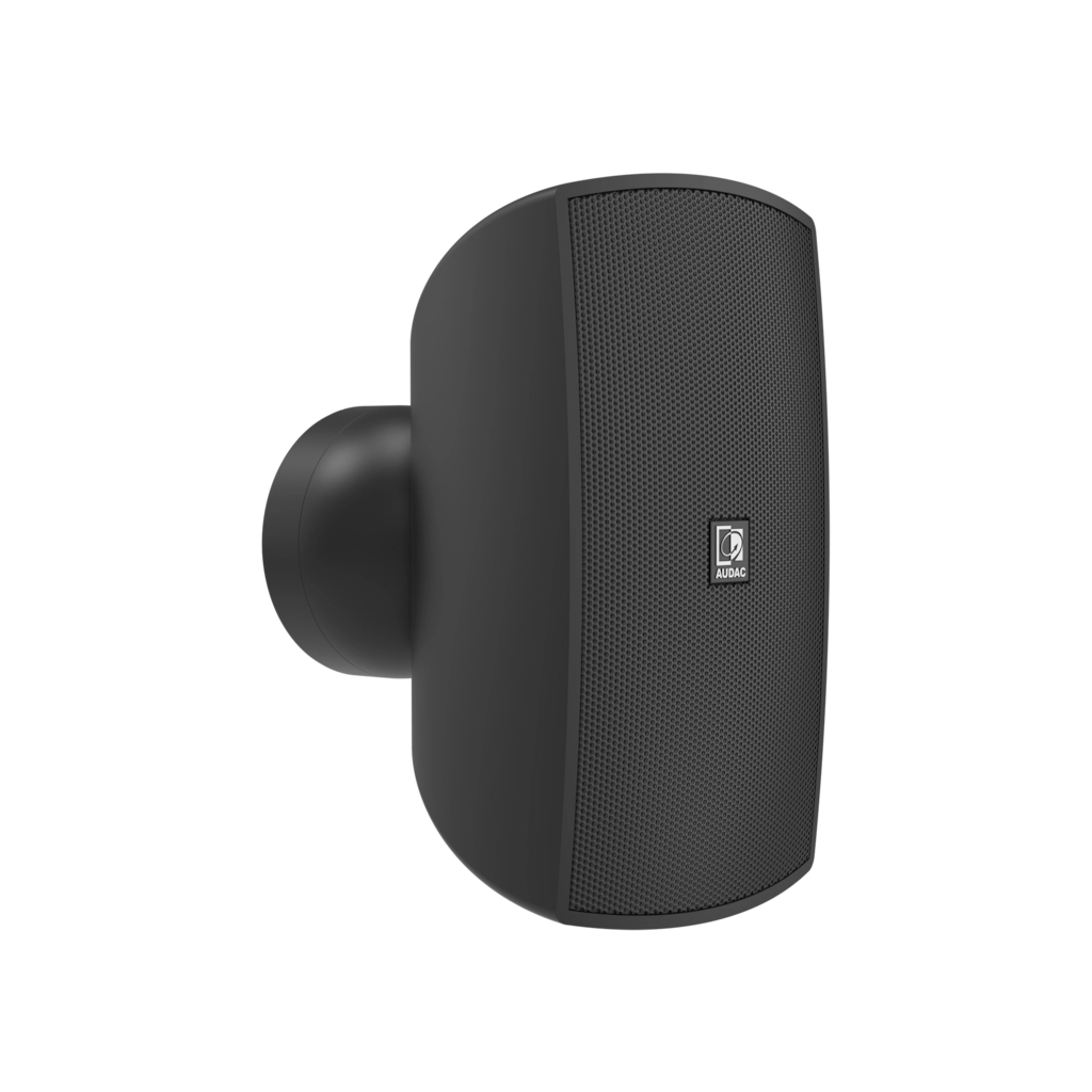 AUDAC - ATEO4M/B - In & outdoor surface mount loudspeaker with CleverMount+™ - Black version - 8Ω and 100V