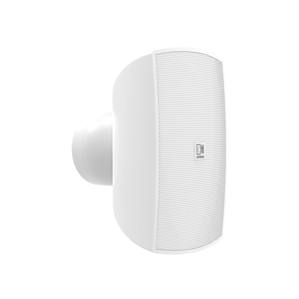 AUDAC - ATEO4M/W - In & outdoor surface mount loudspeaker with CleverMount+™ - White version - 8Ω and 100V