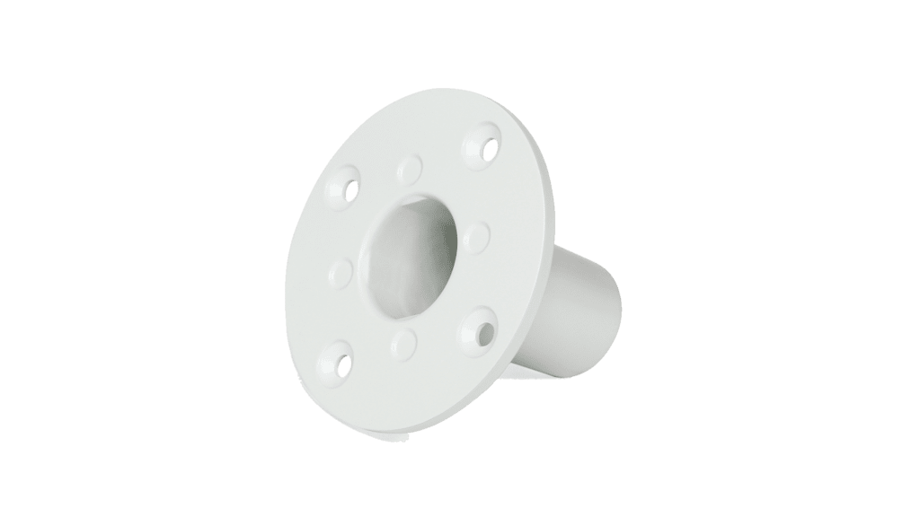 AUDAC - CHB196/W - Built-in head base for speaker cabinet 35mm - White version