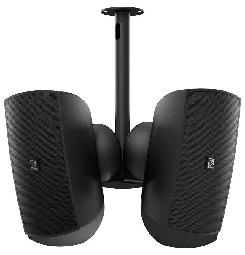 AUDAC - CMA144M/B - Cluster mounting set 4 x ATEO4M speaker - Black version - 4 x ATEO4M only