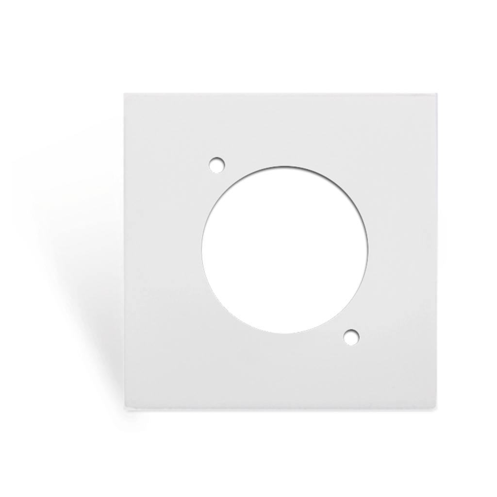 PROCAB-avit - CP45DSZ/W - Connection plate D-size 45 x 45 mm - White version
