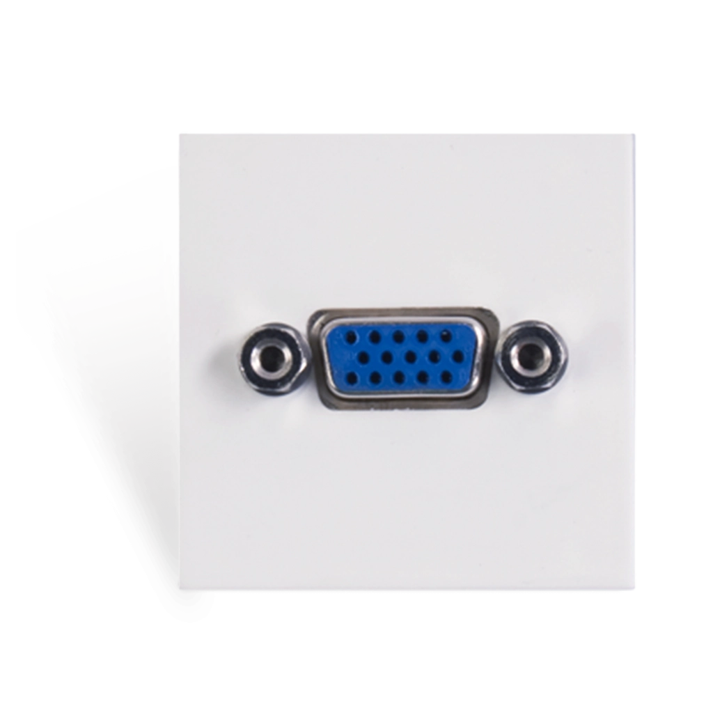 PROCAB-avit - CP45VGA/W - Connection plate VGA 45 x 45 mm - White version