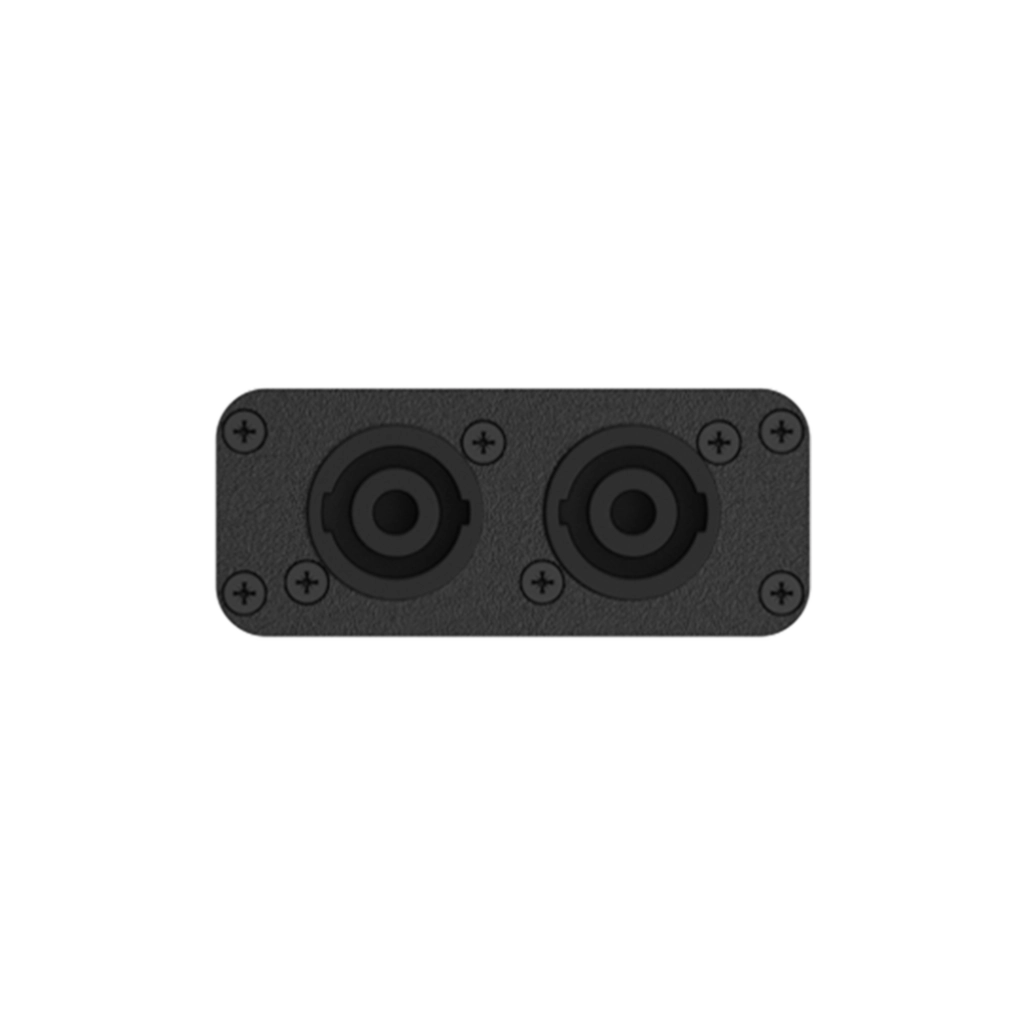 AUDAC - CVS102/W - Connection plate - 2 x Speakon connector for VIRO5/VIRO5D - White version