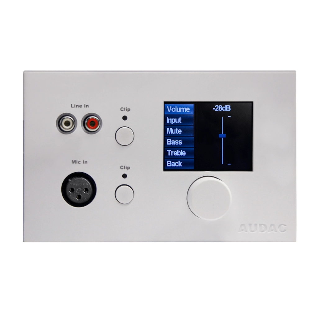 AUDAC - DW5066/W - Digital all-in-one wall panel - White version