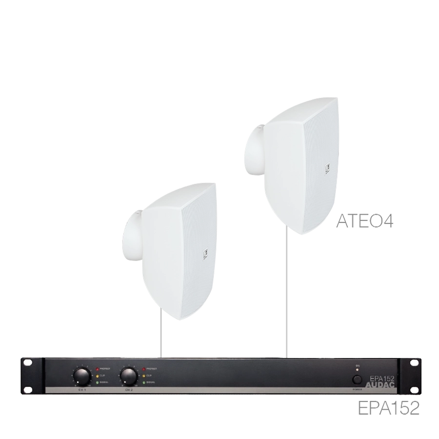 AUDAC - FESTA4.2E/W - 2 x ATEO4 + EPA152 - White