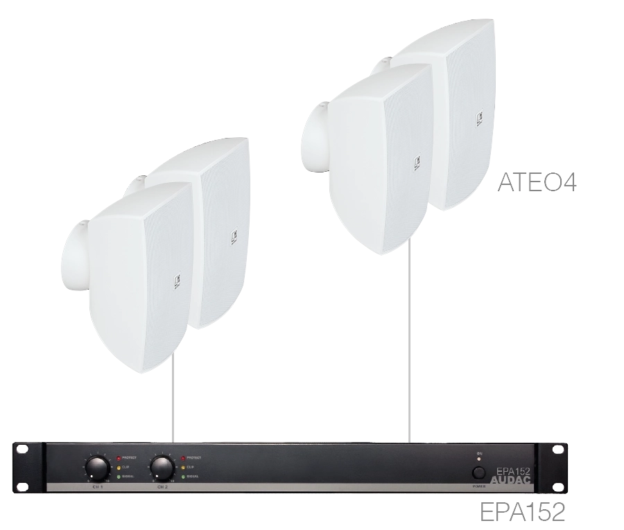 AUDAC - FESTA4.4E/W - 4 x ATEO4 + EPA152 - White