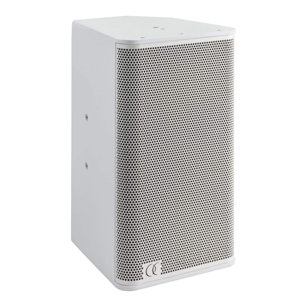 AUDIOPHONY - Sline208W - Passive loudspeaker for fixed installation – 1x8″ + 1x8″ coaxial – 300W RMS into 8Ω – Wood finish, white color
