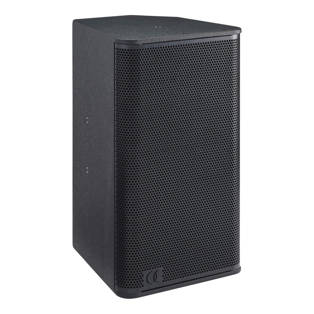 AUDIOPHONY - Sline208B - Passive loudspeaker for fixed installation – 1x8″ + 1x8″ coaxial – 300W RMS into 8Ω – Wood finish, black color